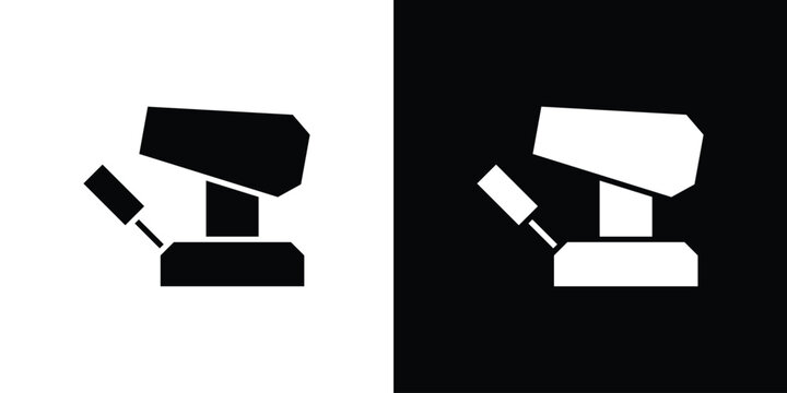 Floor sanding machine icons flat design concept for graphics.