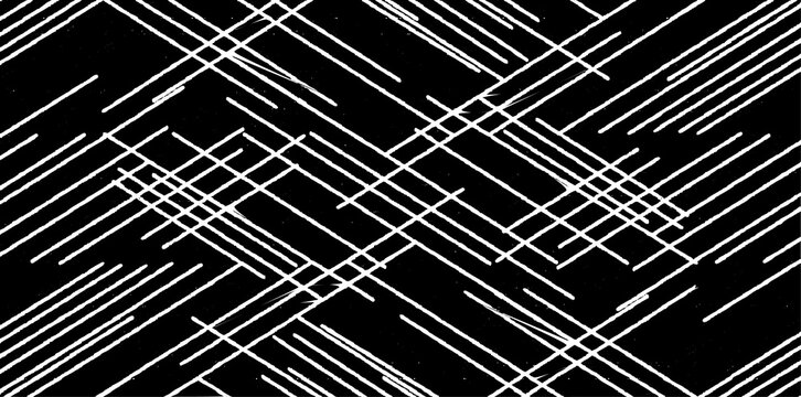 Slim lines texture. Parallel and intersecting lines abstract pattern. Abstract textured effect. Black on white background