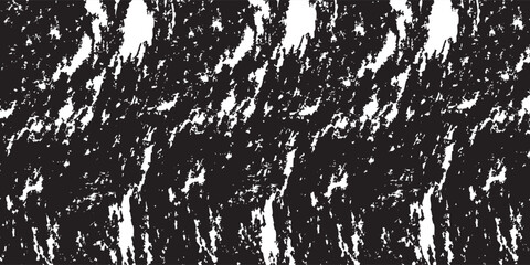 Ink Print Distress Background . Grunge Texture. Abstract Black and white illustration. Vector.
