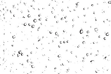 Small water drops texture vector. Rainy window overlay texture. Rain on glass background. Abstract halftone textured effect. Vector Illustration. EPS10.
