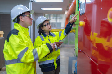 Maintenance technician at a heating plant,Petrochemical workers supervise the operation of gas and...
