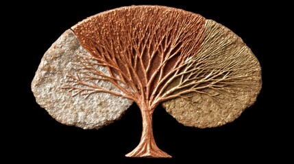 Golden Tree of Life Sculpture: A Unique Artistic Representation
