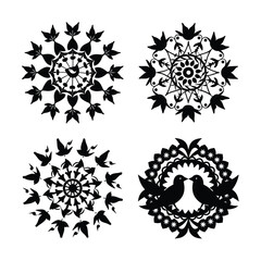 Beautiful Birds Mandala Bundle