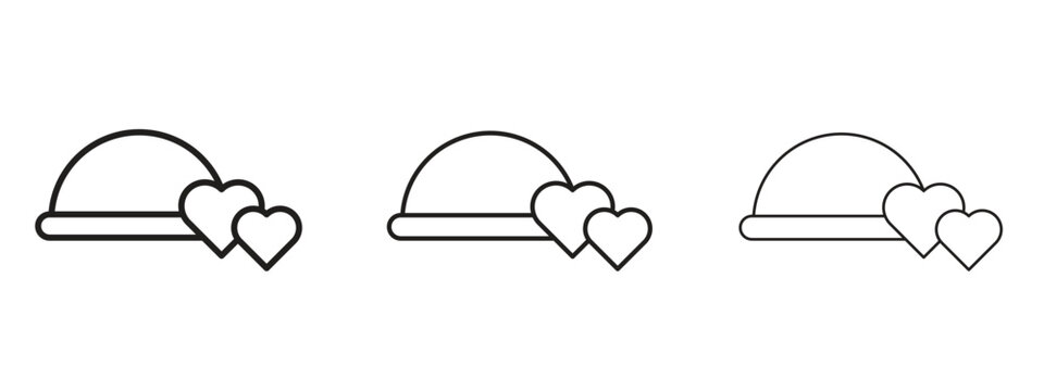Wedding dinner icon. Premium quality symbol. Vector sign for mobile apps