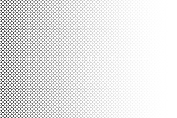 Geometric black small squares on a white background. With a disappear effect.