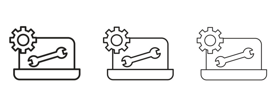 Software Engineering icon. Premium quality symbol. Vector sign for mobile apps