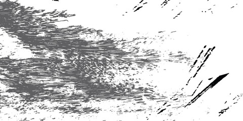 Edgy Rough Vector Scratch Grunge Background – Distressed Black Brush Texture with Splatter for Flyers, Posters & Street Art. Rough Distressed Vector Grunge Scratch Texture 