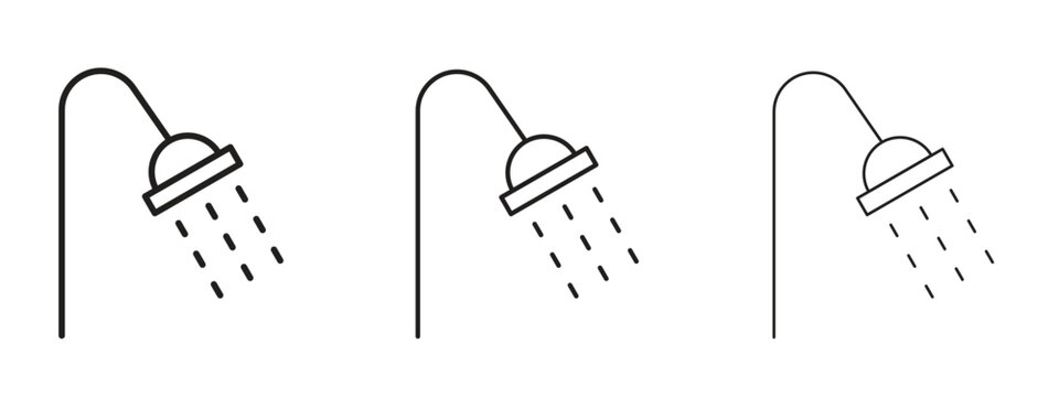 Shower Head icon. Premium quality symbol. Vector sign for mobile apps