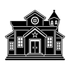 Download beautiful texas building silhouette vector illustration for graphic design projects and presentations