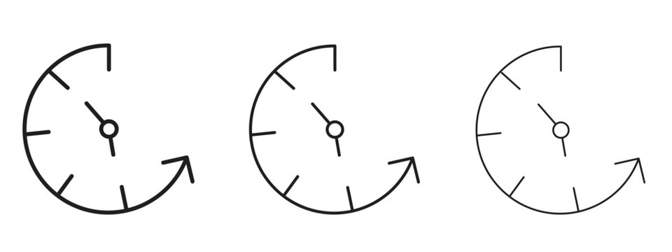 Past icon. Premium quality symbol. Vector sign for mobile apps