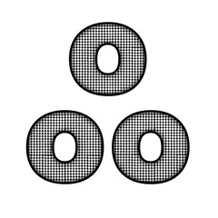 black and white tamil language letter ak