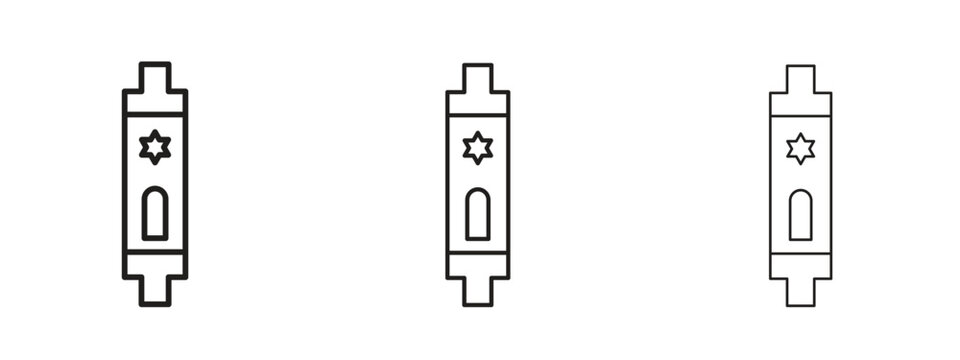 Mezuzah icon. Premium quality symbol. Vector sign for mobile apps