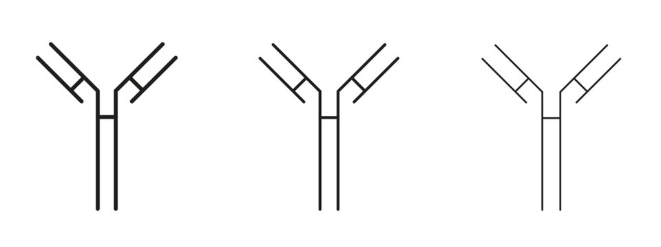 Antibody icon. Premium quality symbol. Vector sign for mobile apps