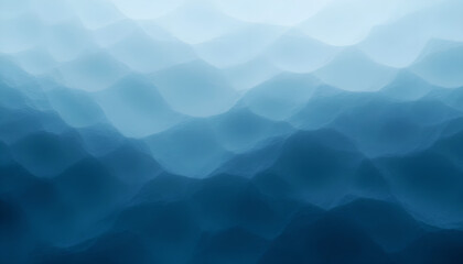 Obraz premium Abstract Layered Blue Waves Background for Water, Clean, and Modern Design