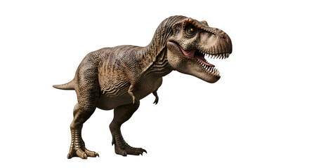Obraz premium Tyrannosaurus Rex: A Prehistoric Giant Roars on Transparent Background