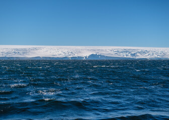 The Deception island in Antarctica