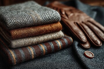 close up of a brown leather jacket