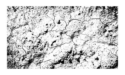 soil fracture vector, grunge texture of soil crack vector design