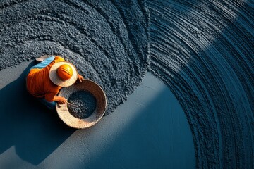 water pipe on a stone wall