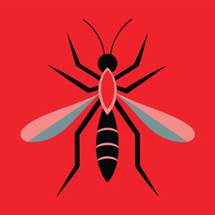 Mosquito Awareness Illustration Vector Design for Public Health Campaign