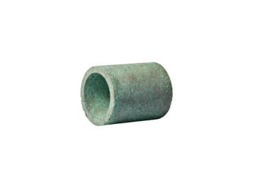 a green pipe on a white background