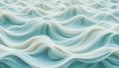 Obraz premium Abstract Wavy Blue and White Organic Texture Background for Water, Serene, and Soft Concepts