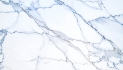 Obraz premium Close-up view of white marble with flowing blue-gray veins