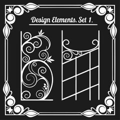 An elegant vintage gold frame with ornate floral elements, perfect for a decorative border or card design