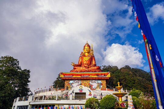statue of buddha in namchi sikkim 