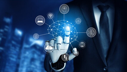AI strengthens the artificial intelligence network by enhancing network, system, and technology...