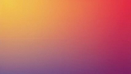 Naklejka premium A dreamy gradient blending from warm yellow and orange into vibrant reds and purples evoking a sense of sunset a digital