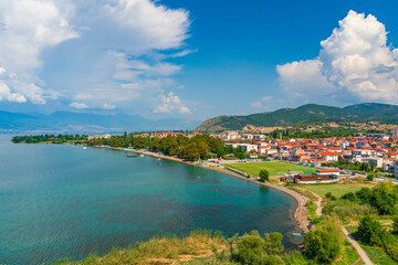 Lake Ohrid and Ohrid City in North Macedonia