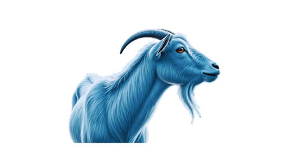 goat on white