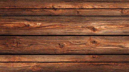 Fototapeta premium Wooden panel wall background. Wood texture nature floor or table seamless pattern. Horizontal natural planks banner