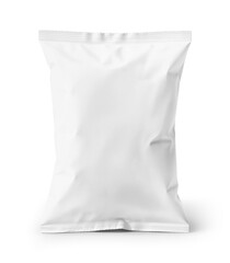 Fototapeta premium An image of a Snack Bag in a white background