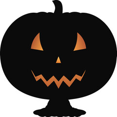Massive giant jack o lantern head glowing spooky Halloween pumpkin carving illustration, Massive jack o lantern, Glowing pumpkin head, Spooky Halloween pumpkin

