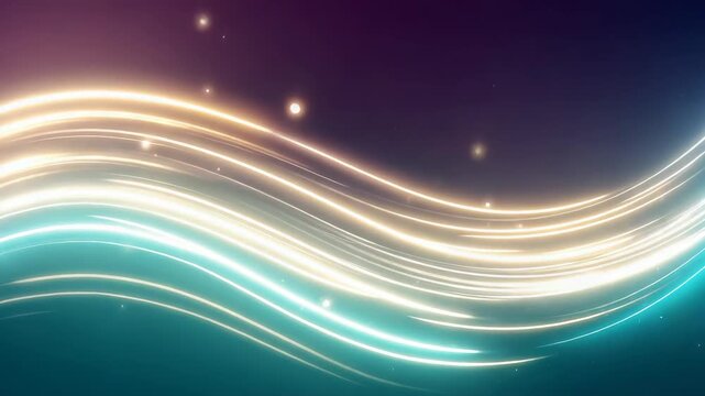 neon digital art capturing fluid motion through light trails and particle effects. abstract background