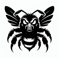 Fototapeta premium bee silhouette