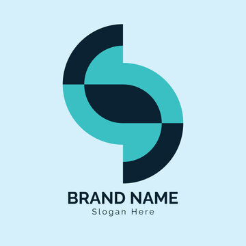 CD Logo Design template vector, blue color Creative Design CD logo, C, D letter