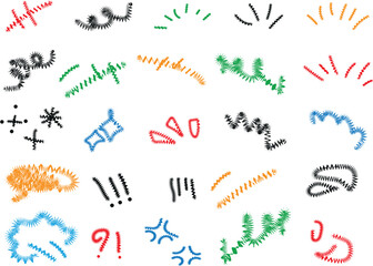 Creative Stamp Shape Bundle – Unique Perforated Edge Frames, Minimal Postage Silhouettes, and Zigzag Border Elements in Vector Format