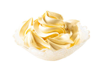 a cupcake with a swirl on top of it