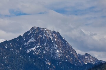 snow covered mountains in Zakopane - Lesser Poland - Poland