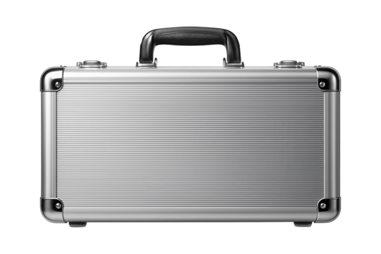 Aluminum tool case with an embossed surface for added grip on slippery surfaces.