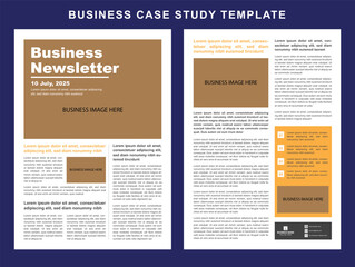 Business Case Study Template Design 011