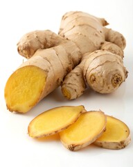 ginger isolated on white background