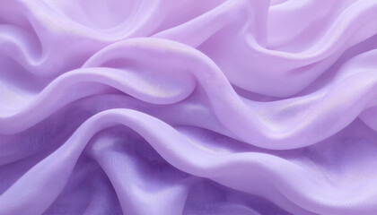 Obraz premium Soft Purple Draped Fabric Texture Background for Elegant, Textile, and Cosmetic Use