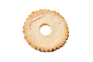 a cookie with a hole in the middle