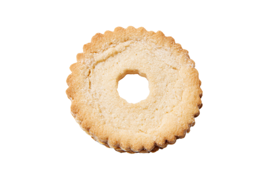 a cookie with a hole in the middle