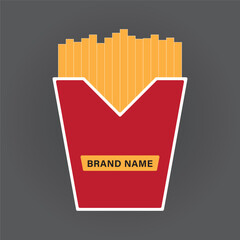 France Fries Pack Design for You