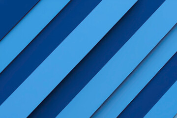 Fototapeta premium Dynamic abstract blue background with diagonal lines creating a modern geometric pattern.